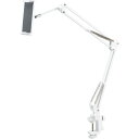 【2個セット】 エレコム TB-DSZARMBEDWH Zアーム型タブレットスタンド 長さ86cm ホワイト TBDSZARMBEDWH(2)