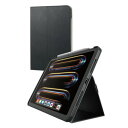 【5個セット】 エレコム TB-A24PMPLF2BK 11インチiPad Pro(M4) フラップケース ソフトレザー 2アングル 軽量