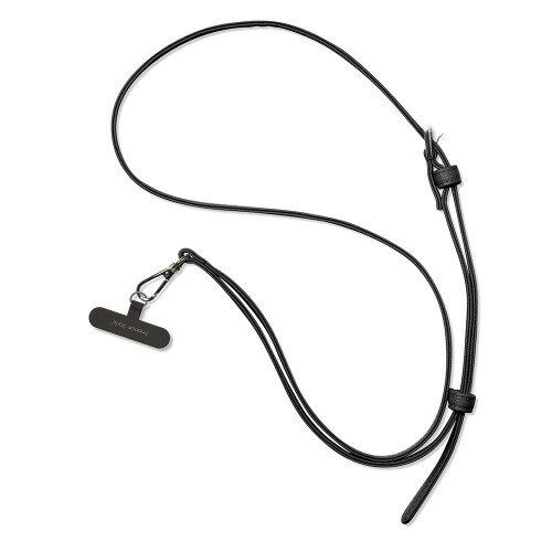 【3個セット】 PGA PG-SDSTP06BK ストラップホルダー付 ショルダーストラップ PUレザータイプ Premium Style ブラック PGSDSTP06BK