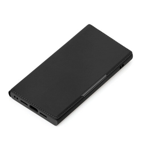 【2個セット】 PGA PG-25KCF01BK iPhone 16e用 クリアフリップケース ブラック