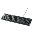 【5個セット】 バッファロー BSKBCG300BK USB&PS/2接続 有線ゲーミングキーボード ブラック