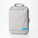 【2個セット】 エレコム BM-IBOF13GY 13.3inch PCケース 「off toco」 グレー(2)