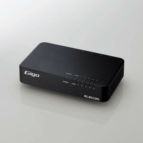 エレコム EHC-G05PN4-JB Giga対応5ポートスイッチ(プラ筐体/電源内蔵) EHCG05PN4JB エレコム EHC-G05PN4-JB Giga対応5ポートスイッチ(プラ筐体/電源内蔵) EHCG05PN4JB