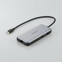 【5個セット】 エレコム DST-C27SV USB Type-Cデータポート/4K/60Hz+2.5Gbps対応ドッキングステーション(2)
