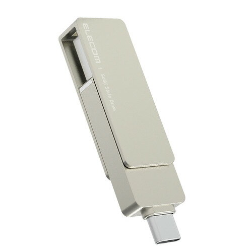 【3個セット】 エレコム ESD-EPA0250GSV 外付けポータブルSSD 250GB USB Type C / USB-A 両対応 PCタブレット対応 シルバー 【3個セット】 エレコム ESD-EPA0250GSV 外付けポータブルSSD 250GB USB Type C / USB-A 両対応 PCタブレット対応 シルバー