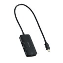 【3個セット】 エレコム DST-C31BK ドッキングステーション3in1充電+映像出力 Windows mac対応 ブラック