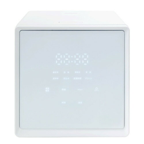 【3個セット】 YAMAZEN NEJS-072CM-W マイコン炊飯器 4合炊き キューブ型 低温調理モード搭載 ホワイト