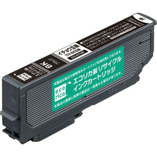エコリカ ECI-EITH-B ITH-B対応 ブラック(染料)●エプソンのコンシューマー向けプリンターでも人気の多機能プリンターに対応している売れ筋インクインク残量表示にも対応しており純正品と同様の使い勝手を実現しました。【仕様】インクカ...