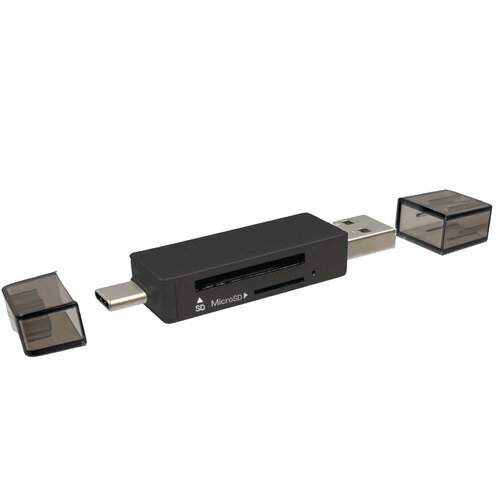 【5個セット】 LTL Relation CMCRC003BK TypeCカードリーダー Windows Mac タブレット スマホ対応 ブラック 【5個セット】 LTL Relation CMCRC003BK TypeCカードリーダー Windows Mac タブレット スマホ対応 ブラック