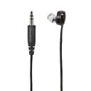 【3個セット】 ELPA RE-STB03-BK 耳穴ショート型 片耳イヤホン 地デジTV用 3m ブラック