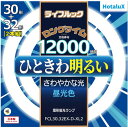 【5個セット】 HotaluX FCL3032EXDXL2 丸管形3波長蛍光ランプ ライフルック 30形+32形 昼光色