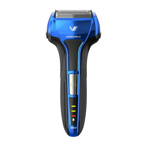 【3個セット】 IZUMI IZF-V543W-A メンズシェーバー ソリッドモデル 4枚刃 ブルー IZFV543WA