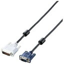 【10個セット】 エレコム CAC-DVA15BK DVI-D-Sub15pin変換ケーブル 1.5m(2)