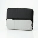 【10個セット】 PCバッグ エレコム インナーバッグ BM-IBPT13BK ポケット付きPCインナーバッグ ブラック(2)