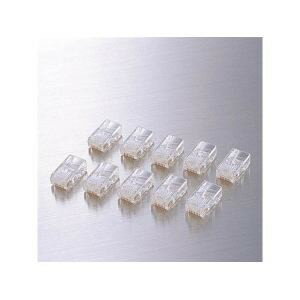 【5個セット】 エレコム LD-RJ45T10A RJ45コネクタ 10個 透明 【5個セット】 エレコム LD-RJ45T10A RJ45コネクタ 10個 透明