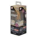 【5個セット】 アイリスオーヤマ LDC4L-G-E12/D-FC LEDフィラメント電球 シャンデリア球タイプ 40W形相当 電球色(2)