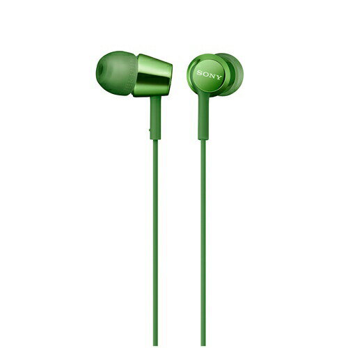 【2個セット】 ソニー MDR-EX155-G ダイナミック密閉型カナルイヤホン グリーン 【2個セット】 ソニー MDR-EX155-G ダイナミック密閉型カナルイヤホン グリーン
