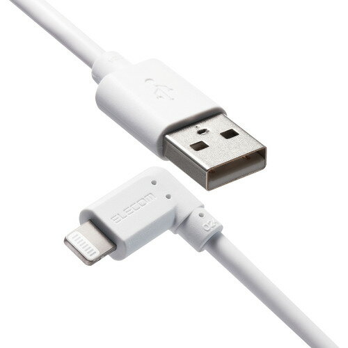 エレコム MPA-UALL12WH Lightningケーブル L字コネクタ 抗菌 1.2m ホワイト エレコム MPA-UALL12WH Lightningケーブル L字コネクタ 抗菌 1.2m ホワイト