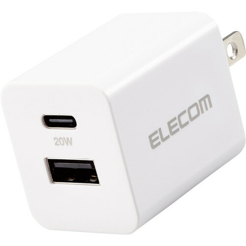 【2個セット】 エレコム MPA-ACCP36WH USB Type-C 充電器 PD 対応 最大出力20W タイプC ×1 USB A ×1 ホワイト MPAACCP36WH 【2個セット】 エレコム MPA-ACCP36WH USB Type-C 充電器 PD 対応 最大出力20W タイプC ×1 USB A ×1 ホワイト MPAACCP36WH