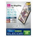 【3個セット】 エレコム TB-A24PMFLGAPLL 11インチiPad Pro(M4) ガラスフィルム 紙心地 反射防止 ケント紙タイプ ガイド付(2)
