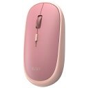 【3個セット】 エレコム M-TM10DBPN-IL 静音 ワイヤレスマウス 4ボタン Windows Mac対応 左右対称 ピンク(2)