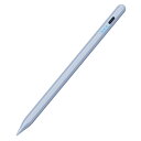 【10個セット】 エレコム P-TPACSTAP07BU iPad用スタイラスペン USB Type-C iPad対応 交換用ペン先2個付属 ブルー