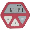【5個セット】 タニタ TD-410-RD デジタルタイマー レッド(2)