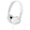 【5個セット】 ソニー MDR-ZX110/W 密閉ダイナミック ステレオヘッドホン 1.2m ホワイト(2)
