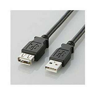 【10個セット】 エレコム U2C-E10BK USB2.0延長ケーブル(A-A延長タイプ) 1.0m 【10個セット】 エレコム U2C-E10BK USB2.0延長ケーブル(A-A延長タイプ) 1.0m