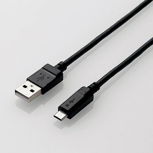 【10個セット】 エレコム MPA-AMB2U15BK 2A対応microUSBケーブル 1.5m ブラック
