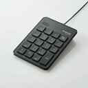 【3個セット】 エレコム TK-TCP018BK 有線薄型テンキーパッド ブラック(2)