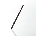 【10個セット】 エレコム P-TPSLIMBK スマートフォン用スリムタッチペン ブラック