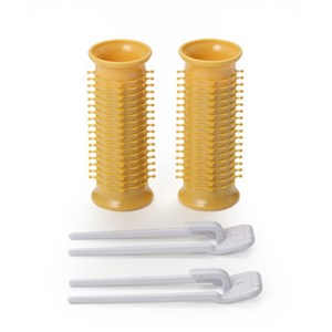 【2個セット】 コイズミ KHC-V21/D カーラー (直径21mm・2本入り) オレンジ