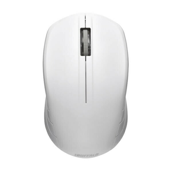 【2個セット】 バッファロー BSMRW21WH 無線(2.4GHz)IR LEDマウス 3ボタンタイプ ホワイト