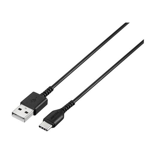 【10個セット】 バッファロー BSMPCAC110BK USB2.0ケーブル（Type-A to Type-C） ブラック 1m