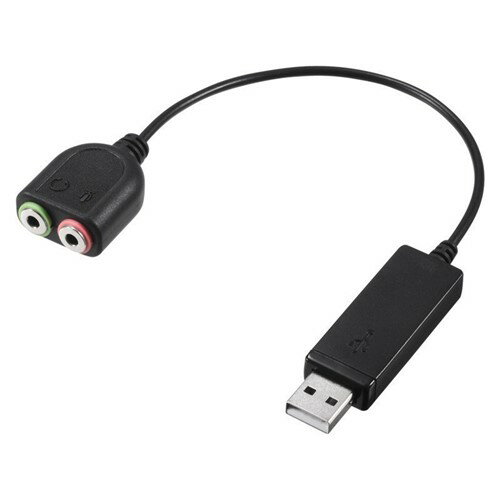 【3個セット】 バッファロー BSHSAU100BK USBオーディオアダプター 【3個セット】 バッファロー BSHSAU100BK USBオーディオアダプター