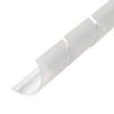 【2個セット】 ミヨシ CH-SP15S/SK スパイラルチューブ クリア 1.5m 直径14mm