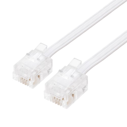 【3個セット】 ミヨシ DC-F405/WH 6極4芯 電話機コード フラットタイプ 5m ホワイト 【3個セット】 ミヨシ DC-F405/WH 6極4芯 電話機コード フラットタイプ 5m ホワイト