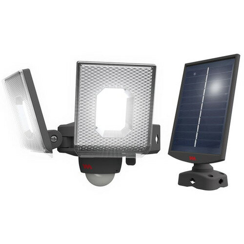 ムサシ S-240L スライド型LEDソーラーセンサーライト