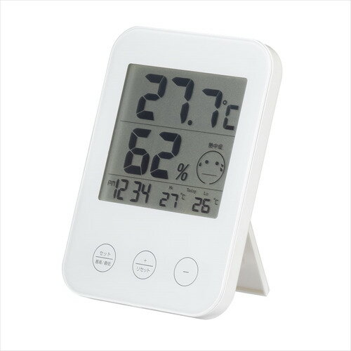 【2個セット】 ヤザワコーポレーション DO05WH 熱中症・インフルエンザ 警報付きデジタル温湿度計WH ホワイト 【2個セット】 ヤザワコーポレーション DO05WH 熱中症・インフルエンザ 警報付きデジタル温湿度計WH ホワイト