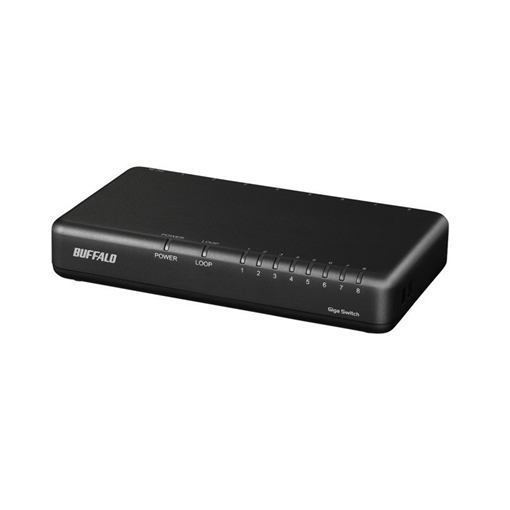 【5個セット】 バッファロー LSW6-GT-8EPL/BK Giga対応 スイッチングハブ 8ポート ブラック 【5個セット】 バッファロー LSW6-GT-8EPL/BK Giga対応 スイッチングハブ 8ポート ブラック