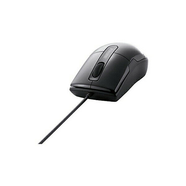 バッファロー iBUFFALO?有線BlueLEDマウス 静音 / 3ボタン / Sサイズ ブラック BSMBU26SSBK 送料無料