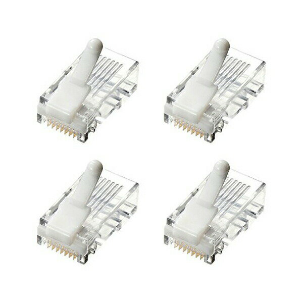 Other - サンワサプライ ツメ折れ防止カテゴリ5eRJ-45コネクタ ADT-RJ45TS-100 送料無料