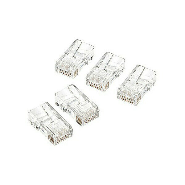 樂天商城 - 【8個セット】 サンワサプライ RJ-45コネクタ ( より線用 ) ADT-RJ45-10N RJ-45コネクタ ( より線用・10個入り ) おまとめセット 送料無料