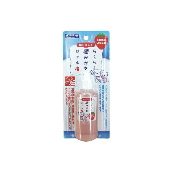 【6個セット】 スーパーキャット らくらく歯みがきジェル 60ml デンタルケア 犬 ストロベリー 全成長期 ジェル Super Cat 歯みがきジェル お手入れ 共通グッズ 毎日キレイ 歯みがき ペット用品 デイリー 犬用品 ペット館 ケア ペット用 デンタル 安心素材