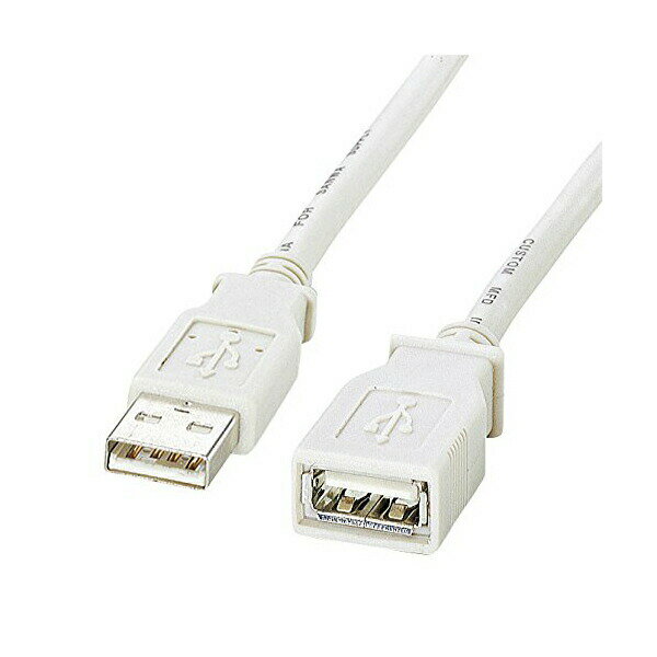 サンワサプライ USB延長ケーブル KB-USB-E2K2 USB延長ケーブル（2m） 送料無料