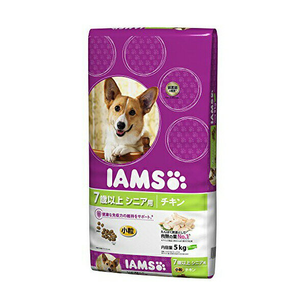 Perfectfit - マースジャパンリミテッド アイムス IAMS ドッグフード 7歳以上用 健康サポート 小粒 チキン 5kg イヌ シニア 小型品種 安心素材 価格は1個のお値段です