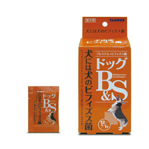 トーラス ペット愛犬用 ドッグB&S 1g×12包 犬 プレミアムフード 犬用サプリメント プレミアム ペット用品 犬用品 サプリメント 栄養補完食 国産 ドッグ 粉末 ペット 犬用 サプリ 健康 安心素材 価格は1個のお値段です auc-ulmax-10158628 ウルマックス 楽天市場店 パッケージ画像