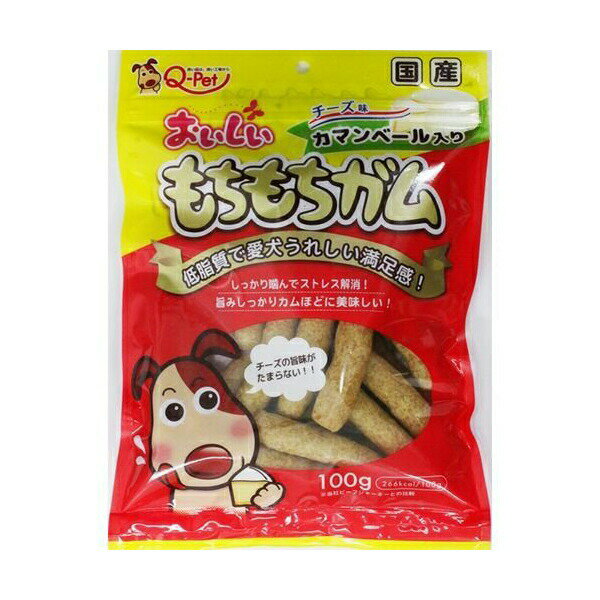 Shoe Shape - 【6個セット】 九州ペットフード おいしいシリーズ 犬用おやつ おいしいもちもちガムチーズ 100g チーズ 犬 九州ペット デンタルケア 犬用品 ドックフード おやつ スナック おいしい 犬おやつ 国産 チーズ入り ドッグ フード チーズ味 ペット ガム 安心素材