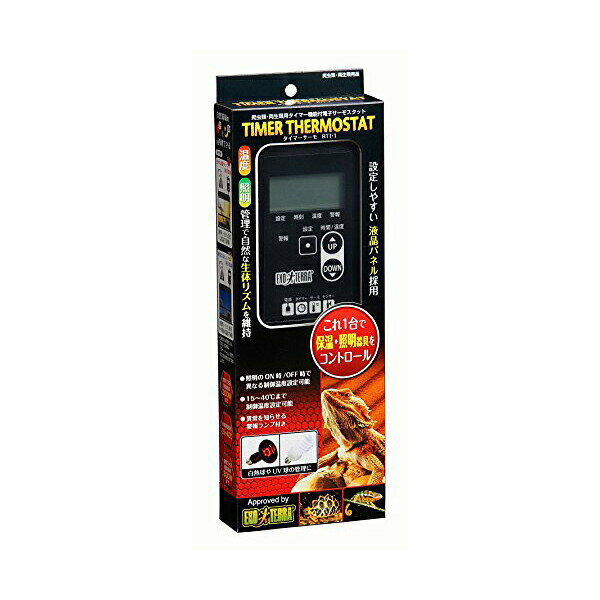 ジェックス タイマーサーモ RTT-1 原産国 本体サイズ 約幅7.8×奥行3×高さ15.3cm(吊り下げ用フック含まず) GEX サーモスタット 爬虫類用品 エキゾテラ 両生類用品 ペット用品 爬虫類 両生類 小動物 は虫類 ペット 飼育 安心素材 価格は1個のお値段です